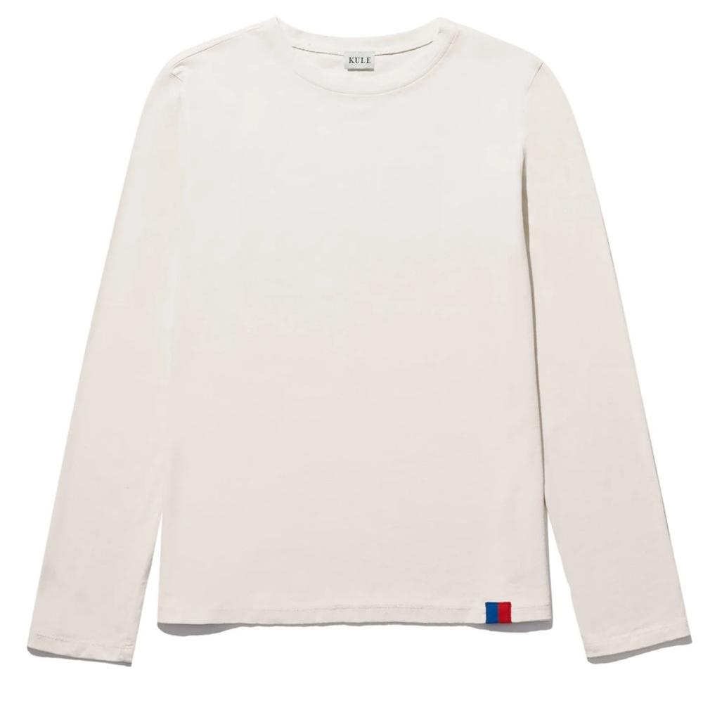 KULE Cream The Modern Long Tee